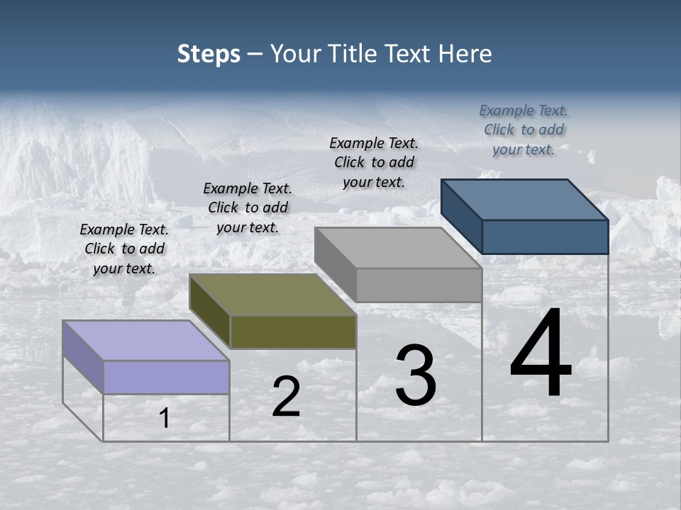 Global Soft Bergs PowerPoint Template