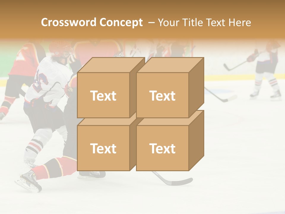 Player Helmet Celebrate PowerPoint Template