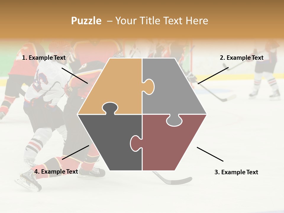 Player Helmet Celebrate PowerPoint Template
