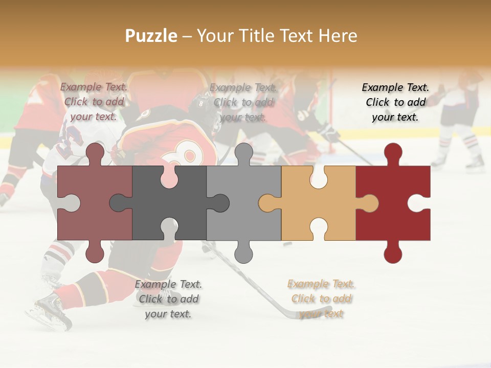 Player Helmet Celebrate PowerPoint Template