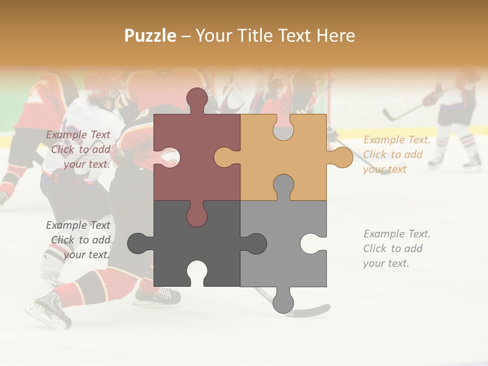 Player Helmet Celebrate PowerPoint Template