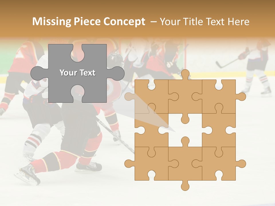 Player Helmet Celebrate PowerPoint Template