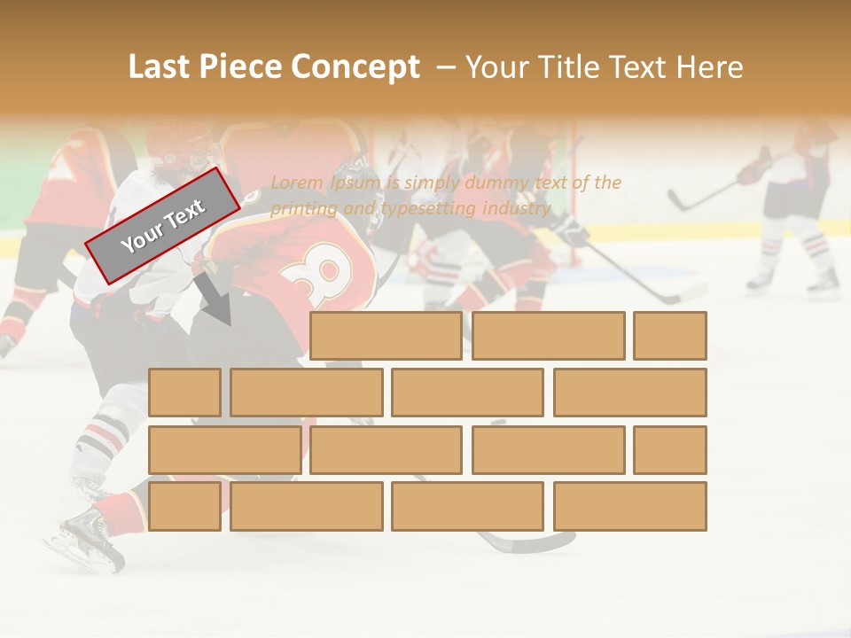 Player Helmet Celebrate PowerPoint Template