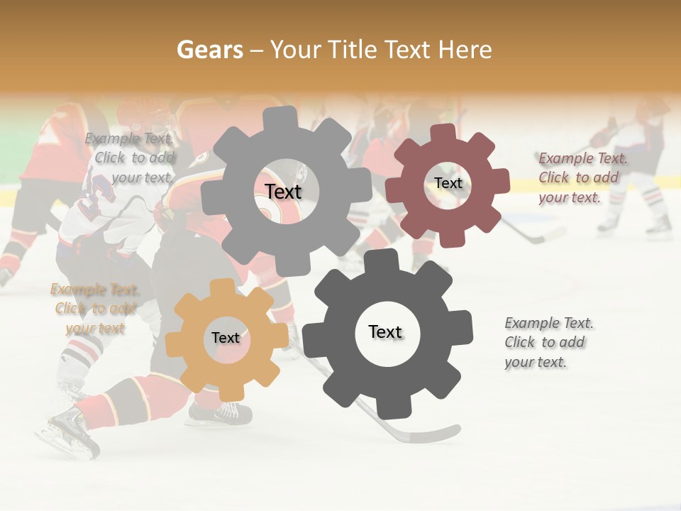 Player Helmet Celebrate PowerPoint Template