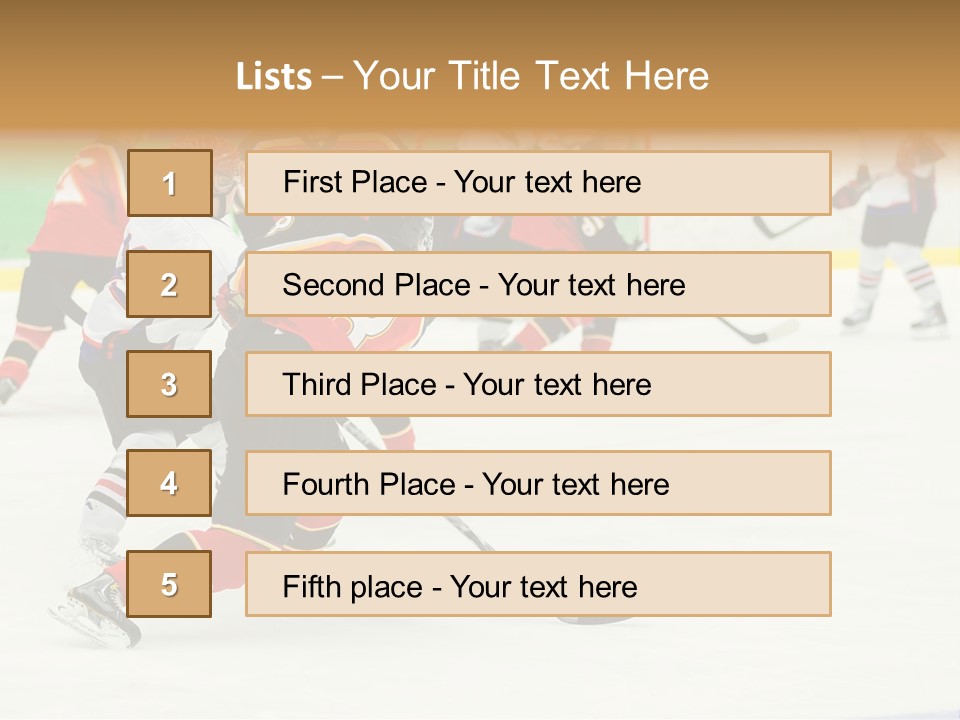 Player Helmet Celebrate PowerPoint Template