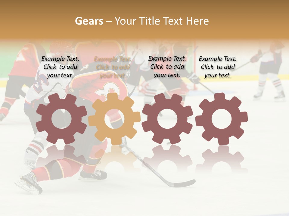 Player Helmet Celebrate PowerPoint Template