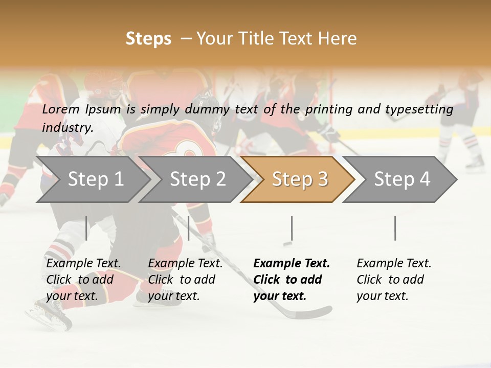 Player Helmet Celebrate PowerPoint Template