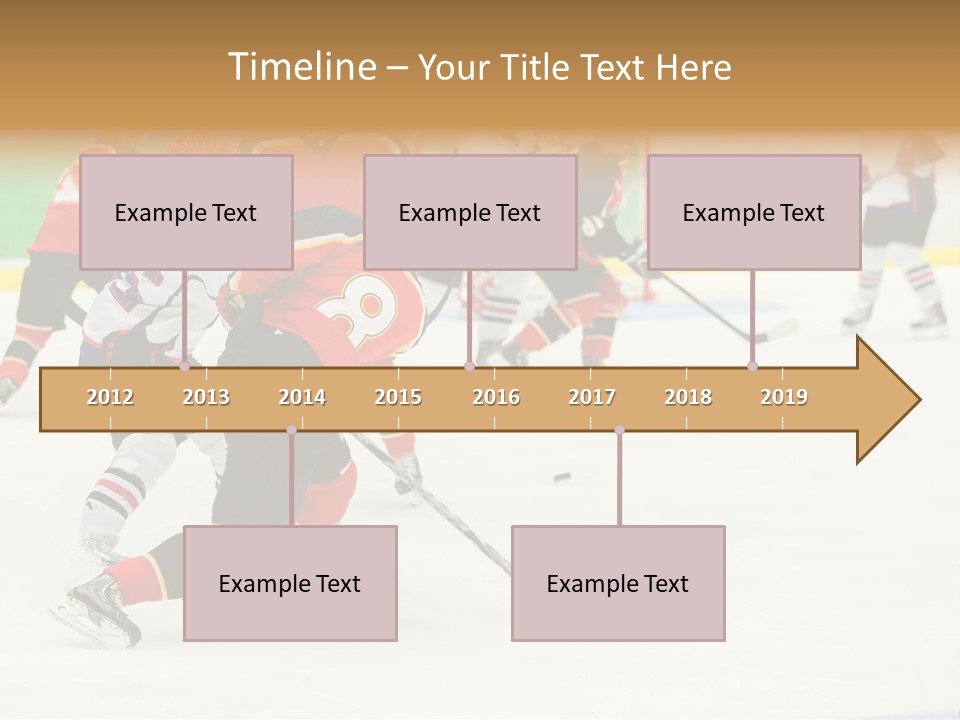Player Helmet Celebrate PowerPoint Template
