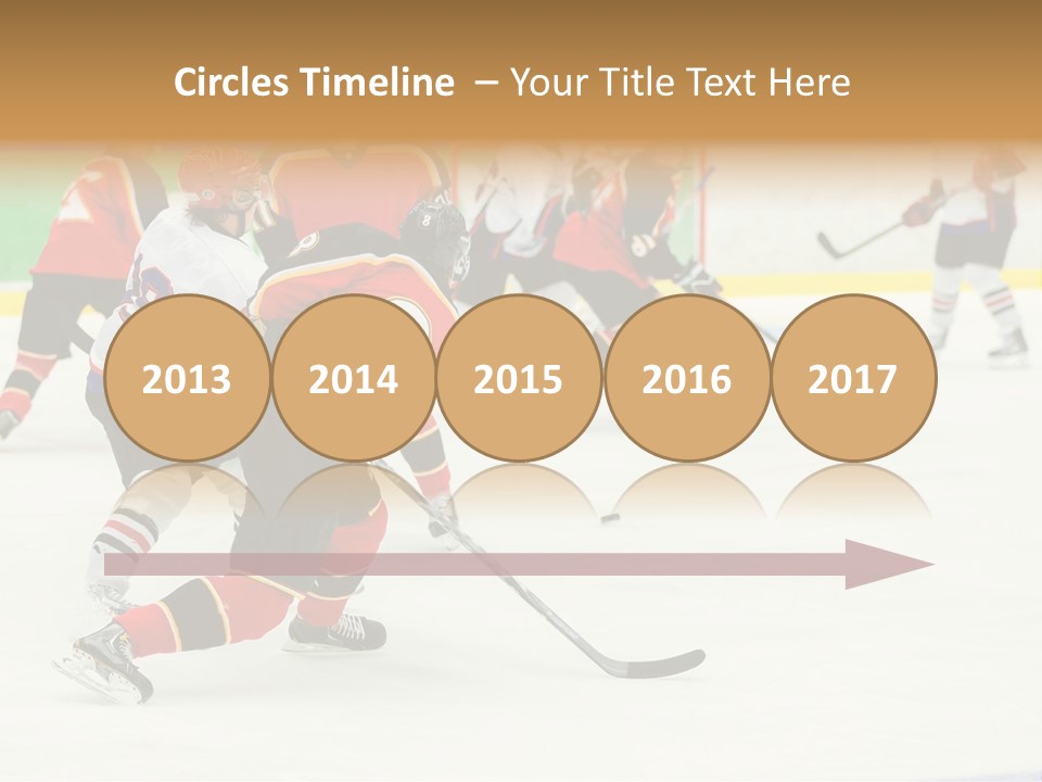 Player Helmet Celebrate PowerPoint Template