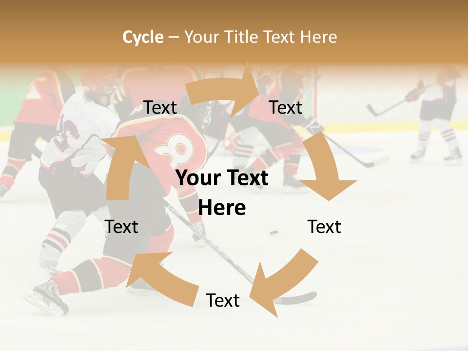 Player Helmet Celebrate PowerPoint Template