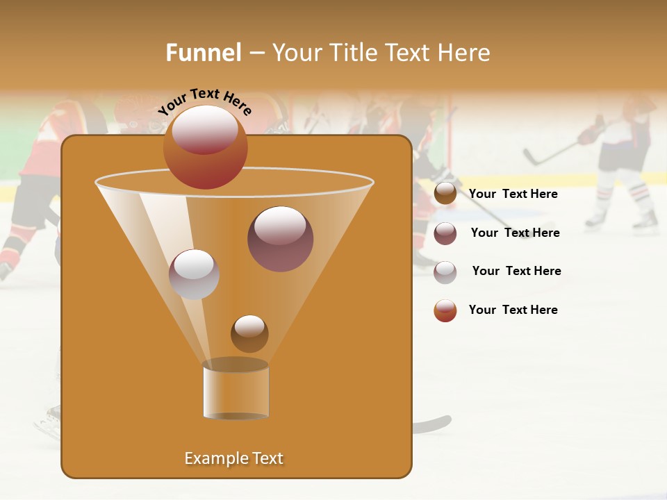 Player Helmet Celebrate PowerPoint Template