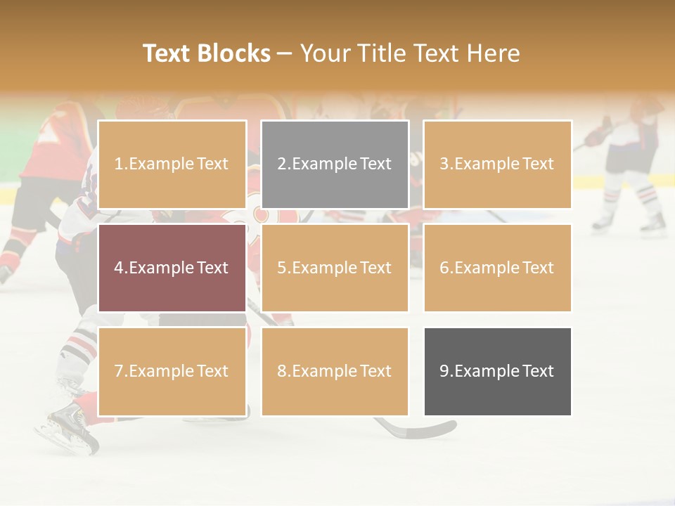 Player Helmet Celebrate PowerPoint Template