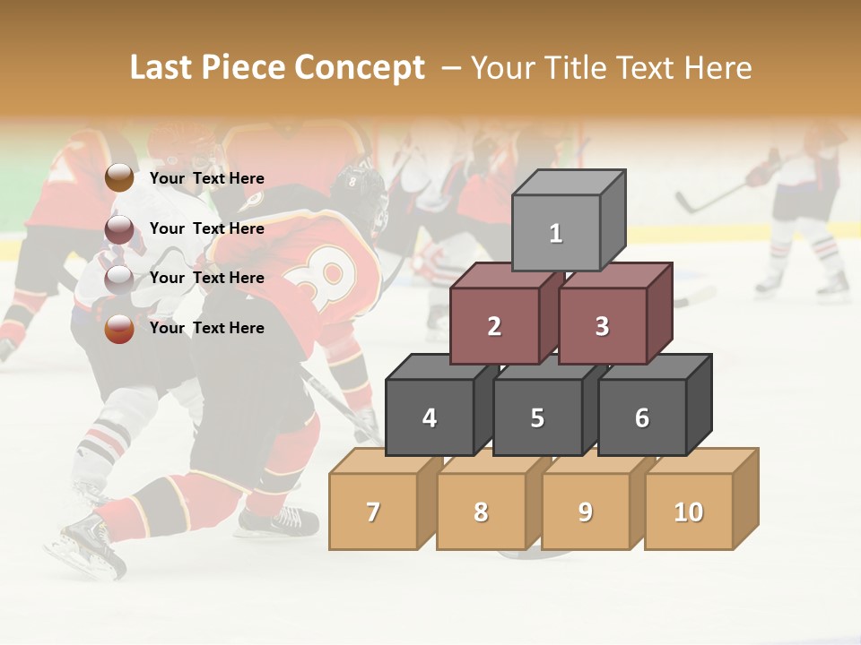 Player Helmet Celebrate PowerPoint Template