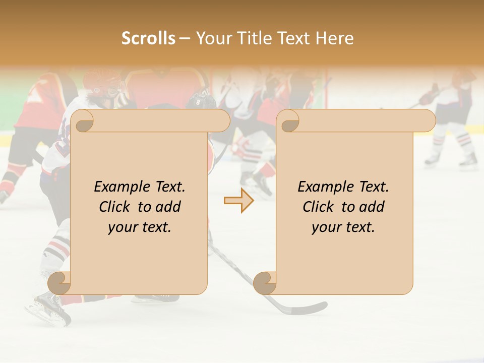Player Helmet Celebrate PowerPoint Template