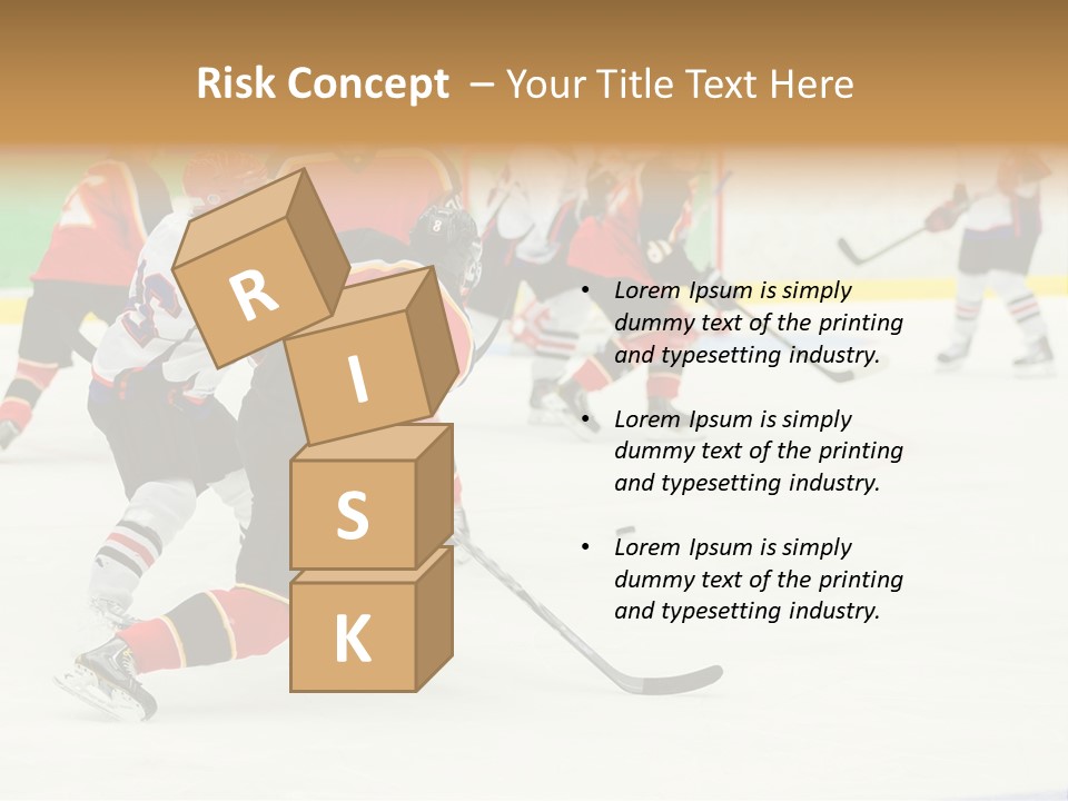 Player Helmet Celebrate PowerPoint Template