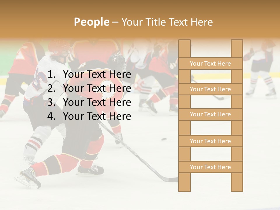 Player Helmet Celebrate PowerPoint Template