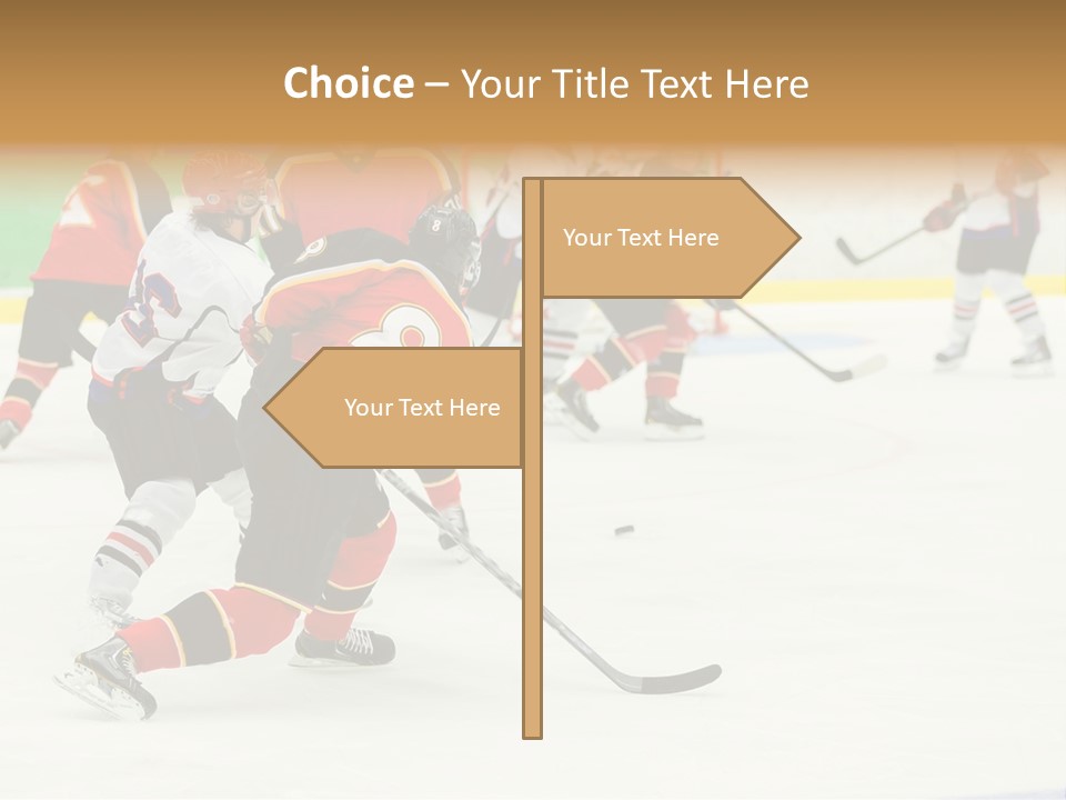 Player Helmet Celebrate PowerPoint Template