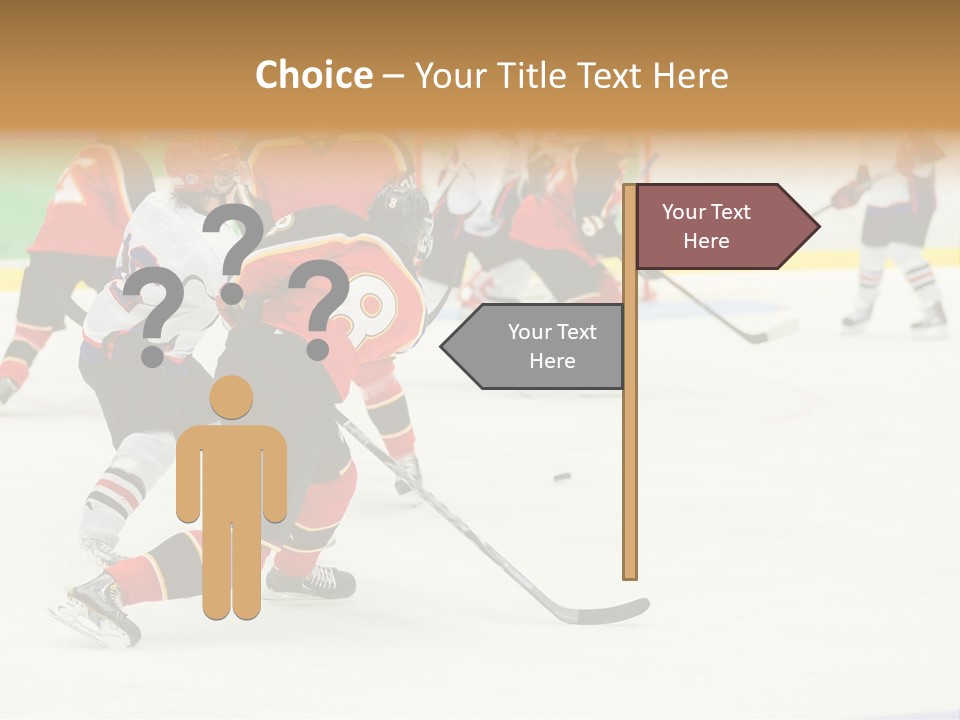 Player Helmet Celebrate PowerPoint Template