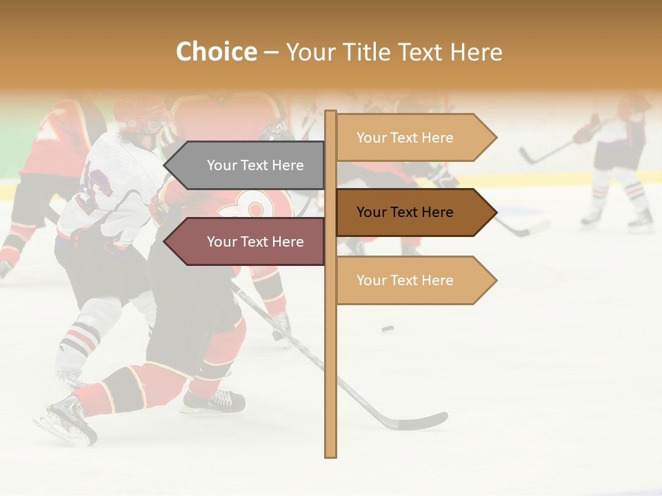 Player Helmet Celebrate PowerPoint Template