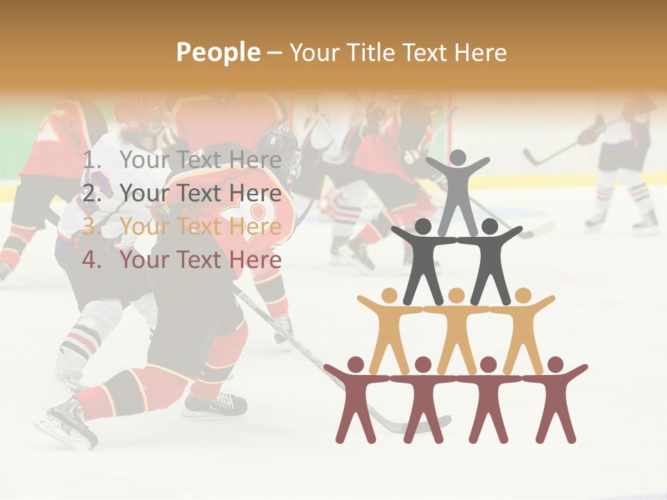 Player Helmet Celebrate PowerPoint Template