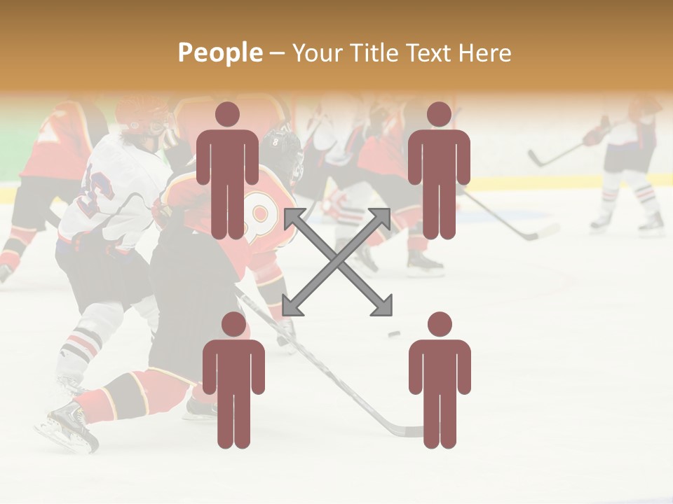 Player Helmet Celebrate PowerPoint Template