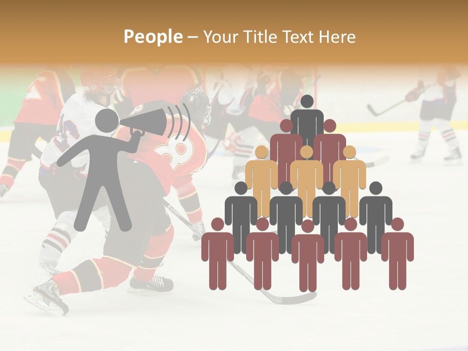 Player Helmet Celebrate PowerPoint Template