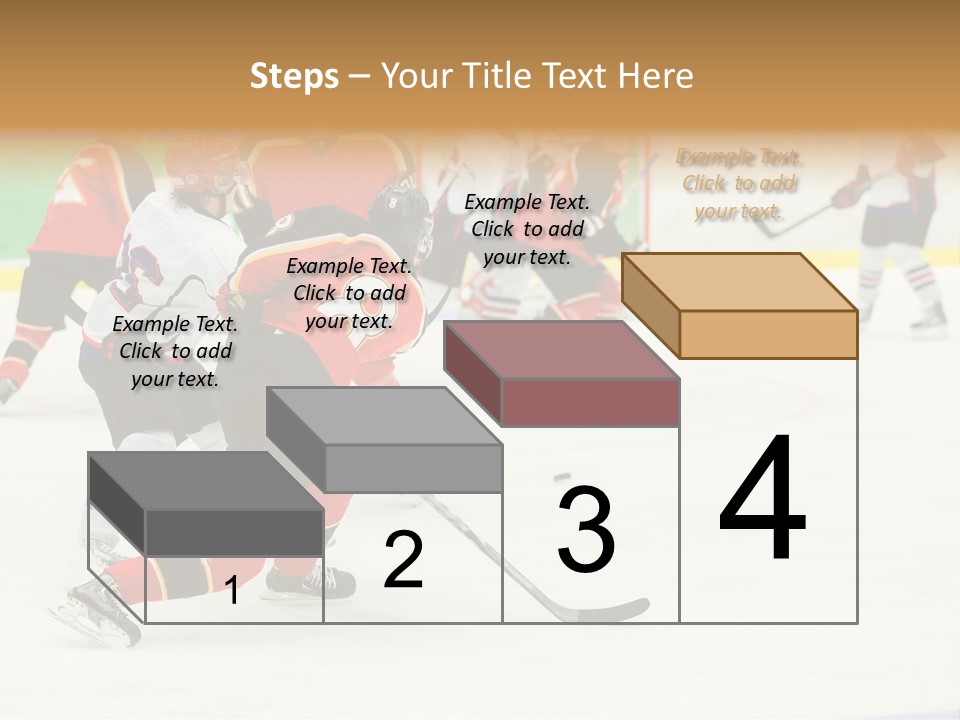 Player Helmet Celebrate PowerPoint Template