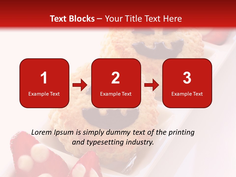 Scone Food Halloween PowerPoint Template