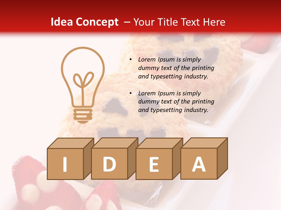 Scone Food Halloween PowerPoint Template