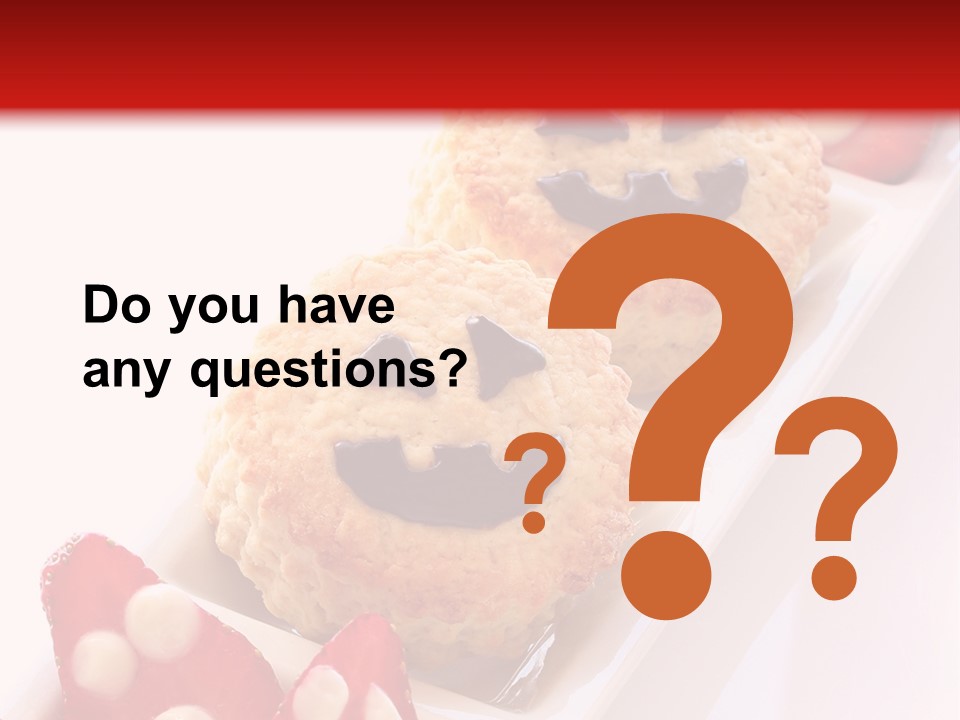 Scone Food Halloween PowerPoint Template