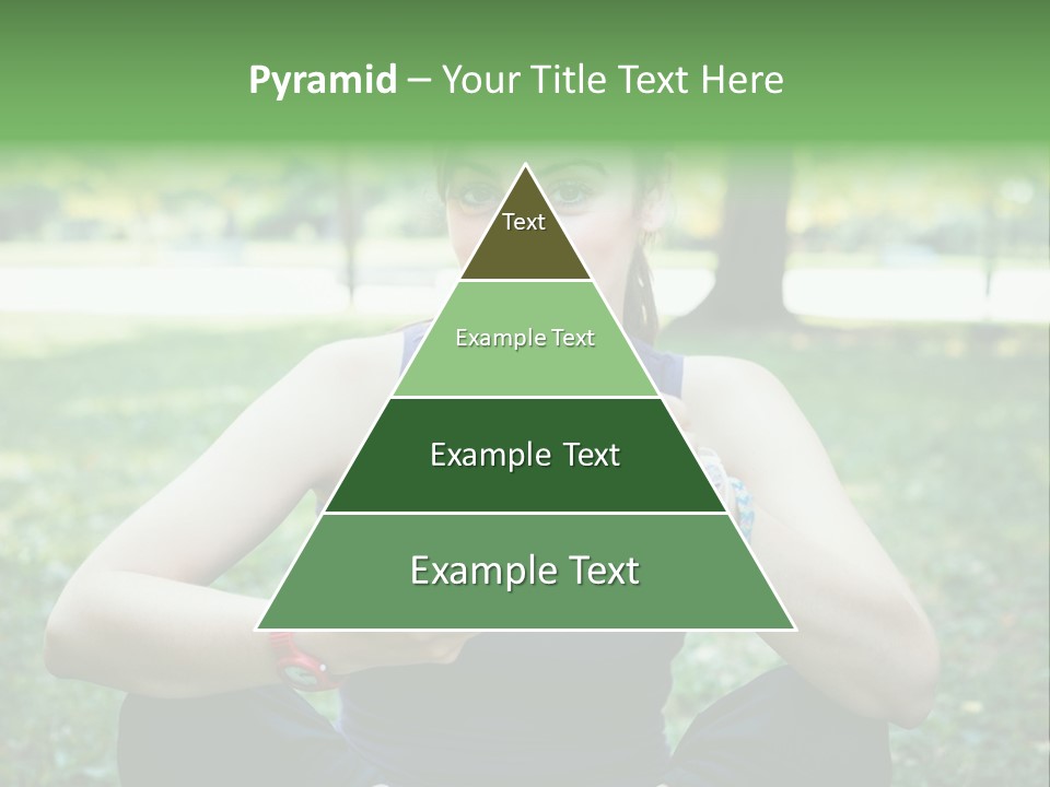 Fruit Beautiful Athlete PowerPoint Template