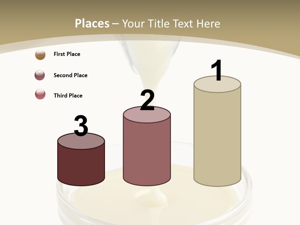 Drizzled Jug Condense PowerPoint Template