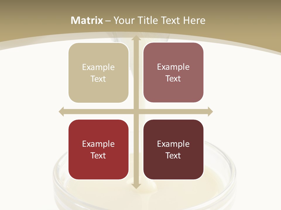 Drizzled Jug Condense PowerPoint Template