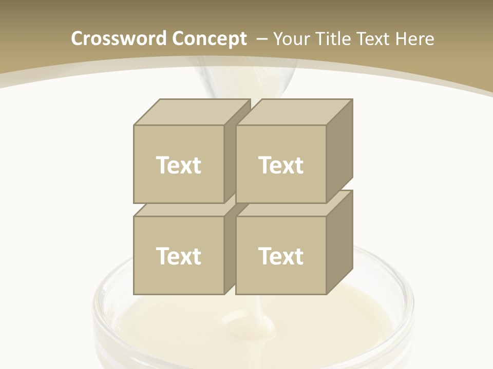 Drizzled Jug Condense PowerPoint Template
