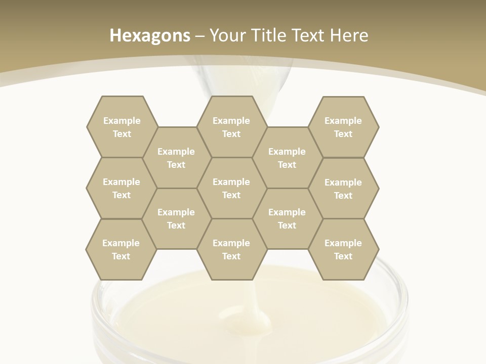 Drizzled Jug Condense PowerPoint Template