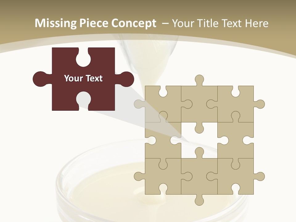 Drizzled Jug Condense PowerPoint Template