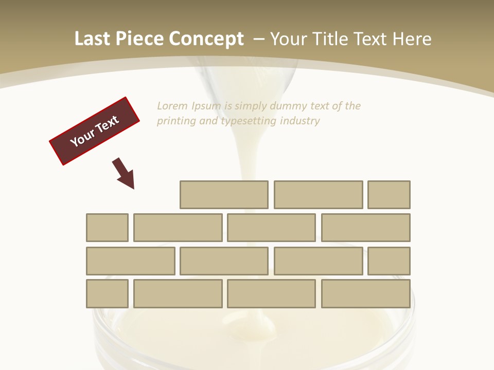 Drizzled Jug Condense PowerPoint Template