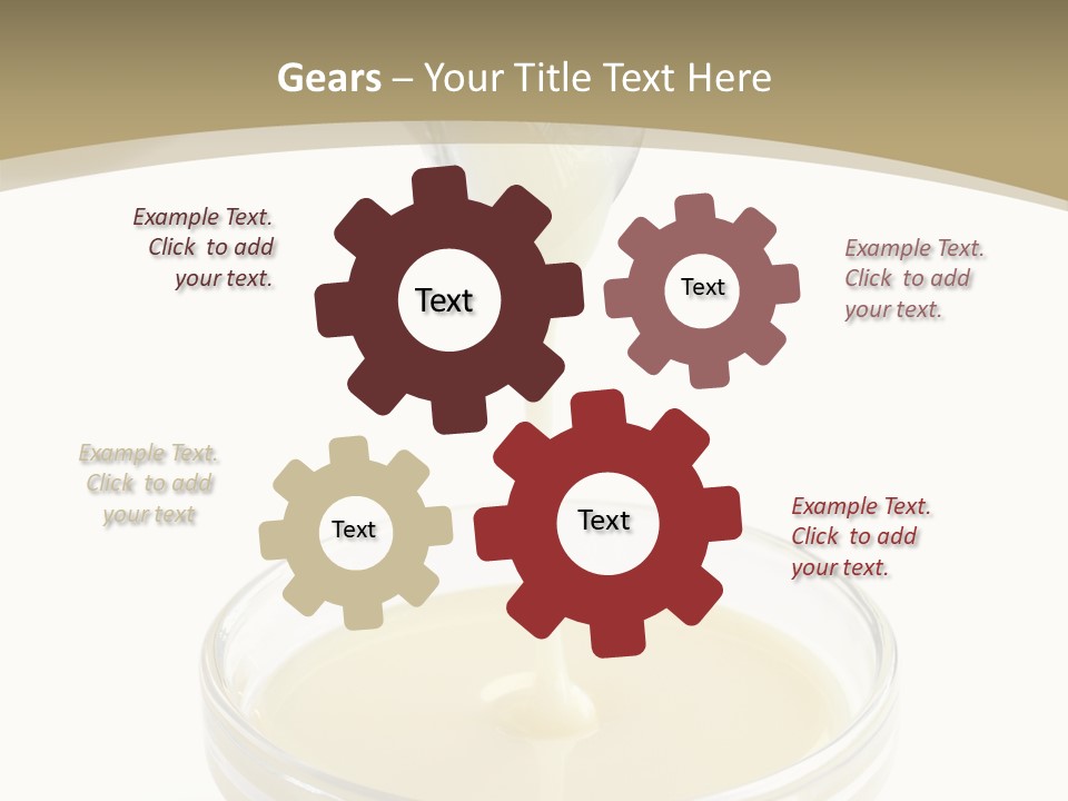 Drizzled Jug Condense PowerPoint Template