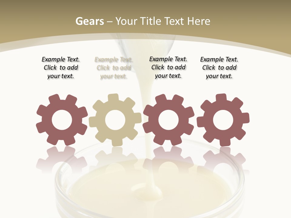 Drizzled Jug Condense PowerPoint Template