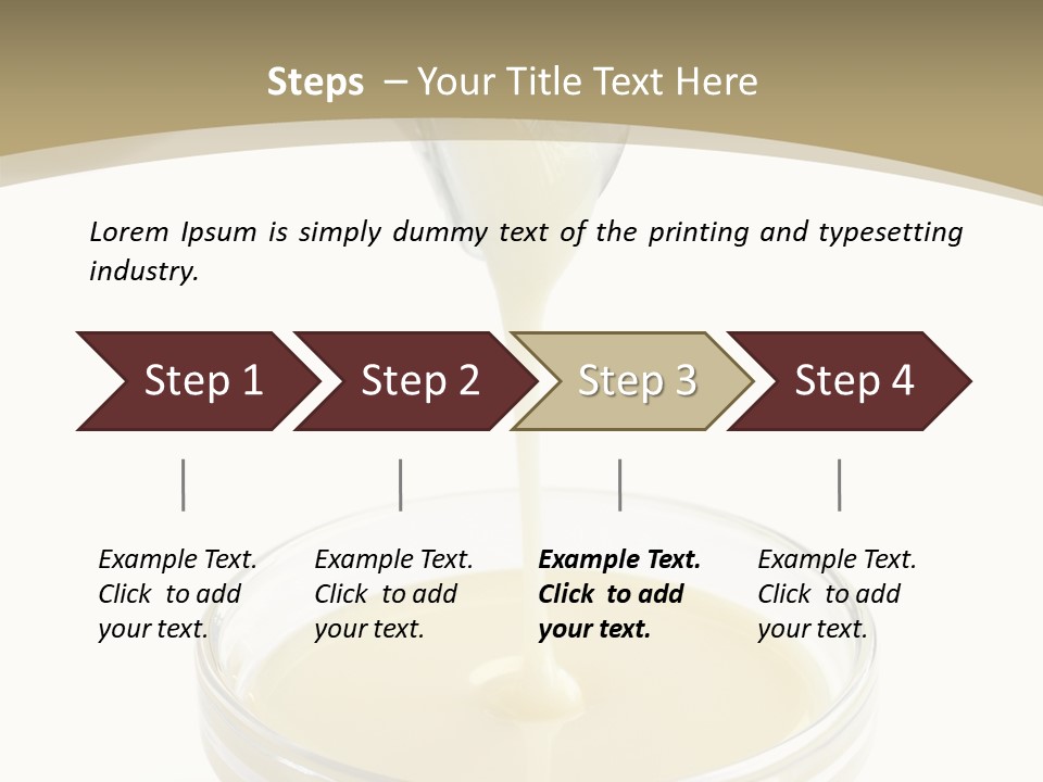 Drizzled Jug Condense PowerPoint Template