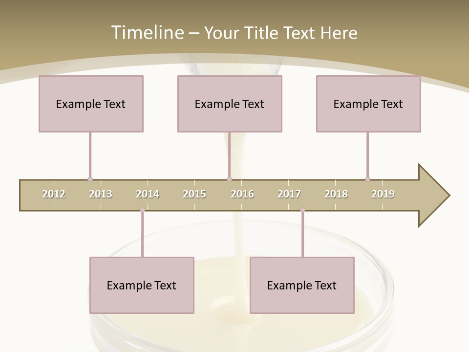 Drizzled Jug Condense PowerPoint Template
