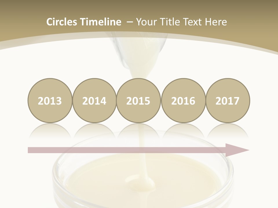 Drizzled Jug Condense PowerPoint Template