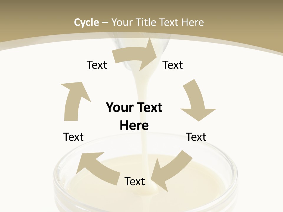 Drizzled Jug Condense PowerPoint Template