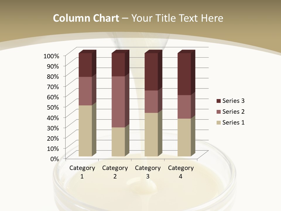 Drizzled Jug Condense PowerPoint Template