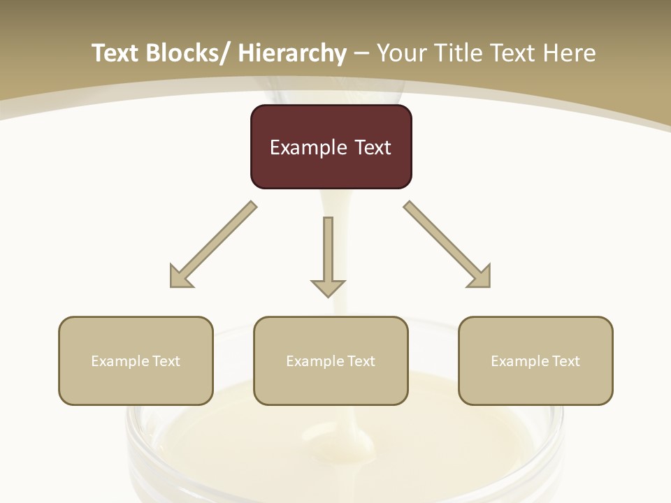 Drizzled Jug Condense PowerPoint Template