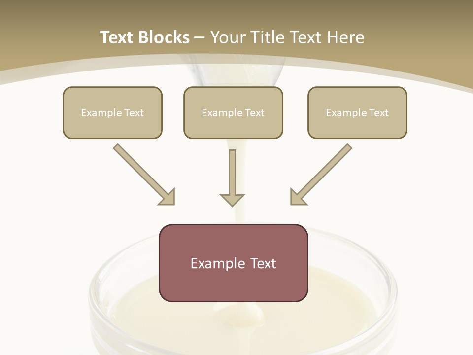 Drizzled Jug Condense PowerPoint Template