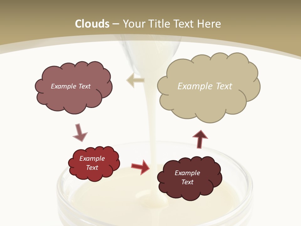 Drizzled Jug Condense PowerPoint Template