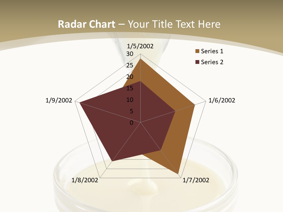 Drizzled Jug Condense PowerPoint Template