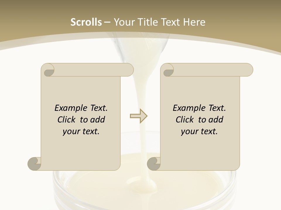 Drizzled Jug Condense PowerPoint Template