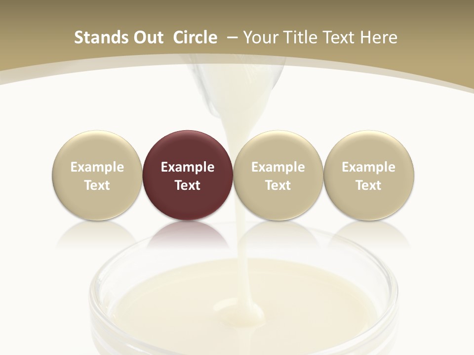 Drizzled Jug Condense PowerPoint Template